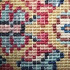 Karastan - machine made rug with the design clearly shown on the back - Atticmag