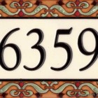 house plaques - custom tile address plaque via Atticmag