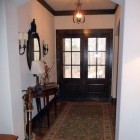 foyer rug before and after -- Alllison's new large Soumak foyer rug - Atticmag