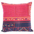handmade pillows - from vintage clothing from The Loaded Trunk via Atticmag