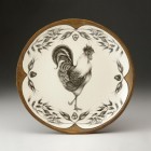 ceramic tableware - rooster platter from Laura Zindel Design via Atticmag