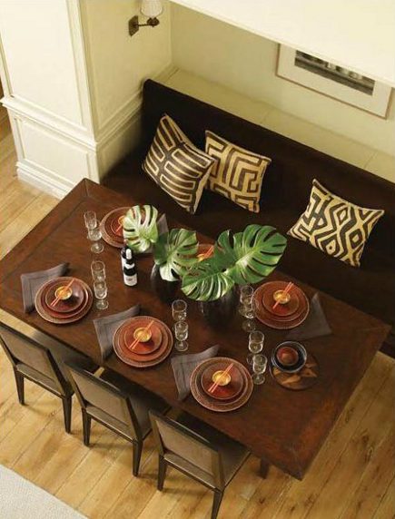 dec-rooms-diningdisguise3-435 dining room storage - dining room niche with banquette and concealed storage cabinets - Christopher Maya via Atticmag