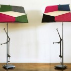 lampshade couture - Mr. Tower lampshades - Paola Napoleone via Atticmag