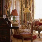 fussy rooms - layered chintz sitting room by Alberto Pinto via Atticmag