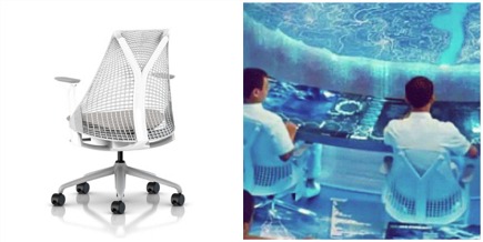 dec-shop-modernmovie3-435 movie set chairs - Herman Miller SAYL office chairs seen in The Hunger Games - The Atlantic via Aticmag