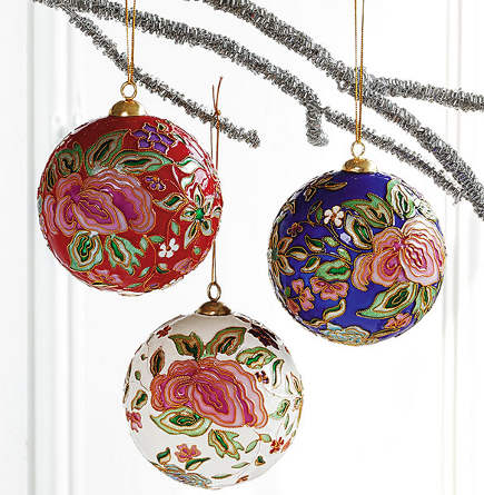museum store Christmas gifts - Cloisonne Ornaments - Smithsonian Museum via Atticmag