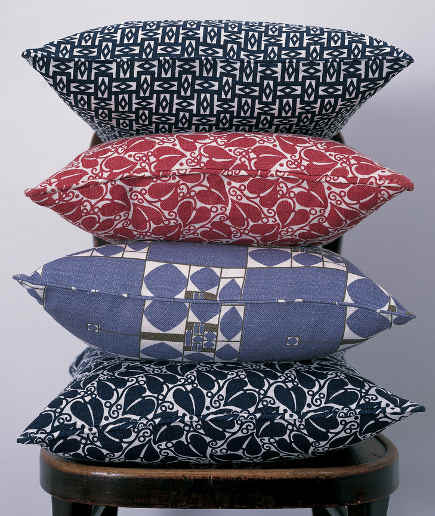 Wiener Werkstatte Fabric Throw Pillows - Neue Galerie via Atticmag