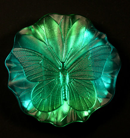 Butterfly Dichroic Art Glass Paperweight - Museum of Fine Arts Boston via Atticmag
