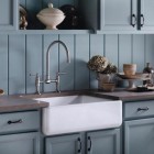 Kohler Whitehaven sink -enameled cast iron farm sink - Kohler via Atticmag