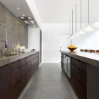 4 unusual kitchen ideas - Recessed range ventilation in Fritz Hansen Copenhagen showroom kitchen – desiretoinspire via Atticmag