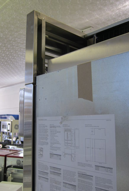 built in refrigerator - side view of a Sub Zero refrigerator that requires a standard installation - atticmag