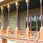 Olana -- Egyptian styled balcony called the "piazza" has views of the Hudson River and countryside - Atticmag